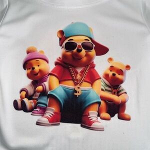 Trendy Kids' Tee with Cool Bear Trio